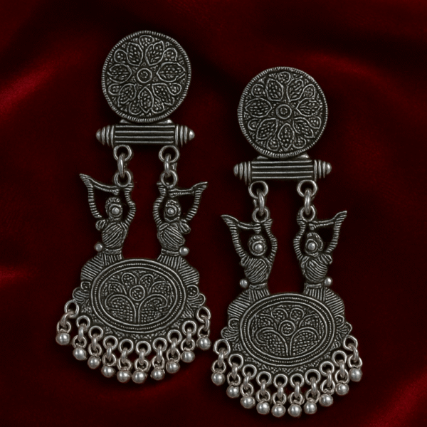 Rajasthani Style Chandbali Earrings